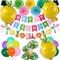 3-Piece Lemon Foil Balloon Set – Summer Fruit-Themed Balloons for Birthday Parties, Balloon Arches, Beach, Pool, and Vacation Party Decorations